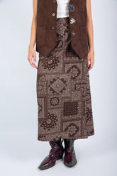 Echo Skirt - Brown